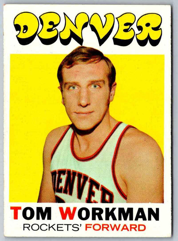 1972 Topps Tom Workman #163