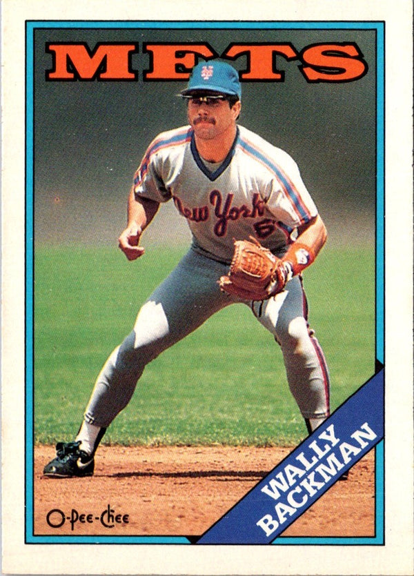 1988 O-Pee-Chee Wally Backman #333