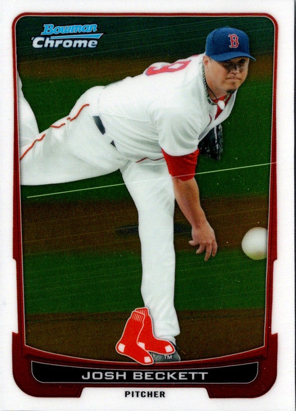 2012 Bowman Chrome Josh Beckett #15