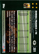 2007 Topps Bubba Franks