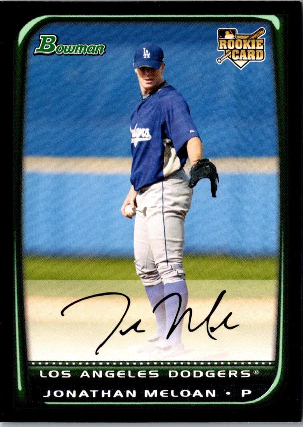 2008 Bowman Jonathan Meloan #218 Rookie