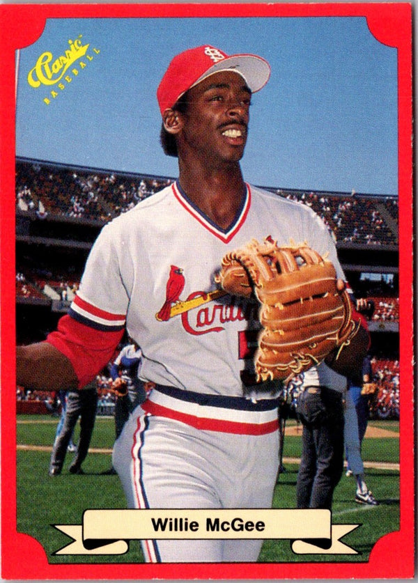 1988 Classic Red Willie McGee #173