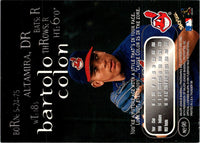 1999 SkyBox Thunder Rave Bartolo Colon #98 /150