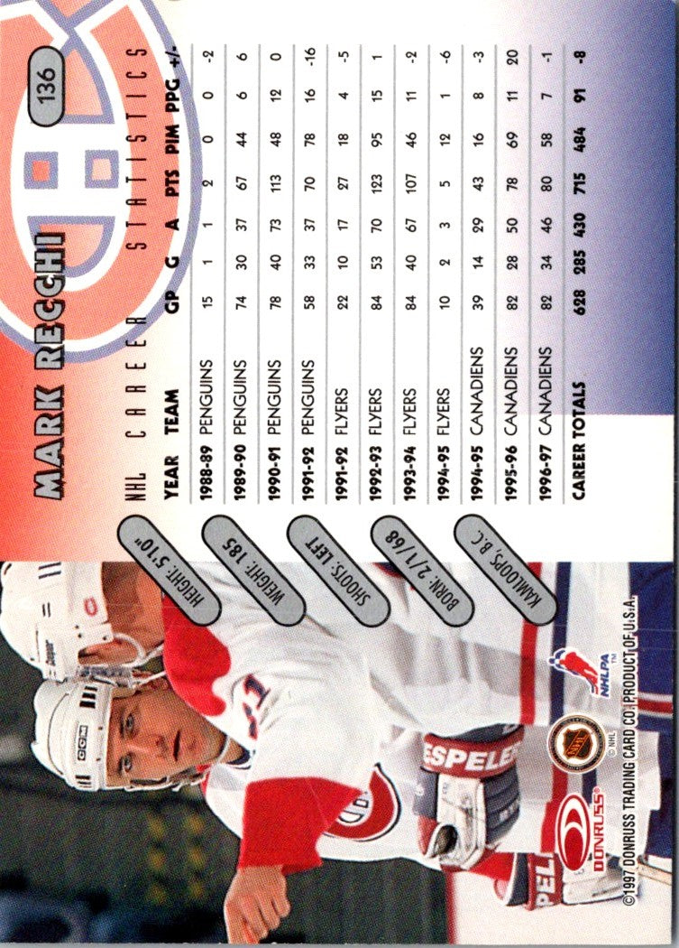 1997 Donruss Mark Recchi