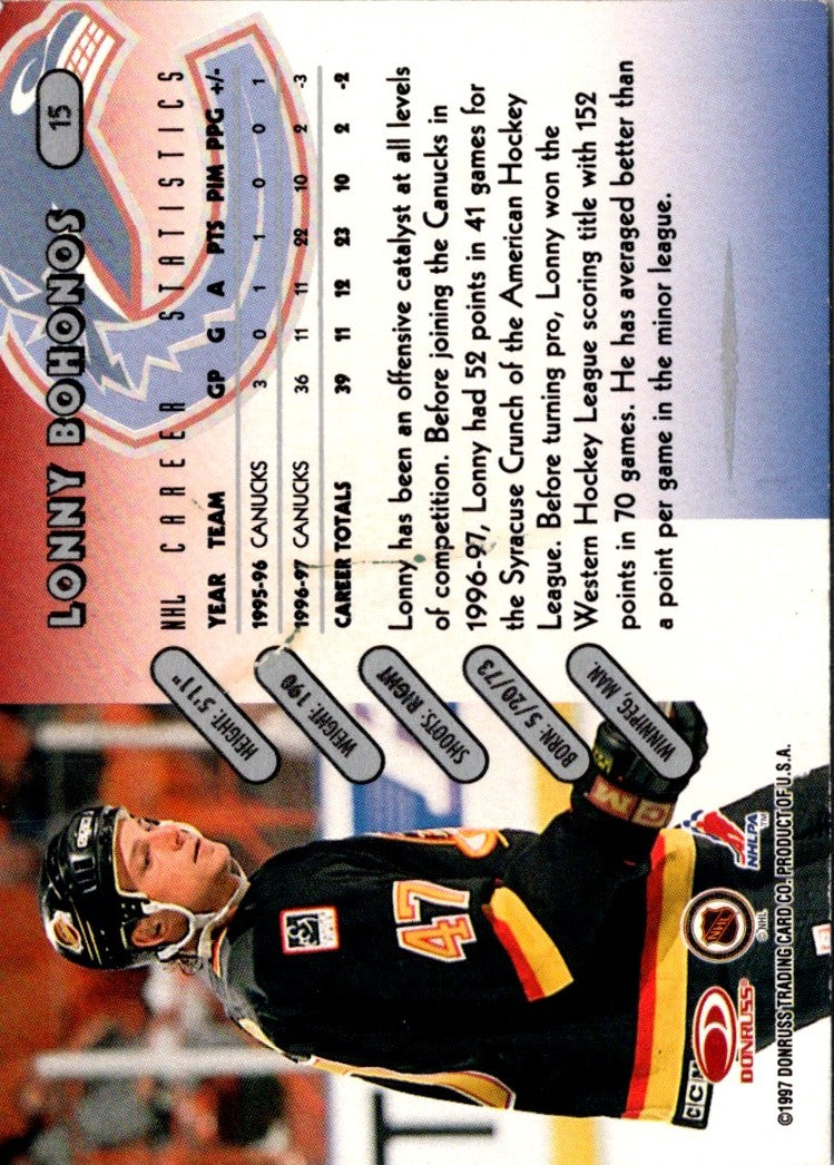 1997 Donruss Lonny Bohonos