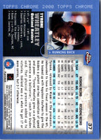 2000 Topps Chrome Tyrone Wheatley #37