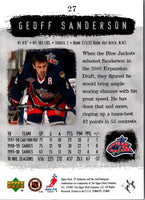 2000 SP Authentic Geoff Sanderson #27