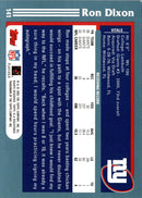 2003 Topps Ron Dixon