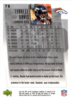 2001 Upper Deck MVP Terrell Davis #78