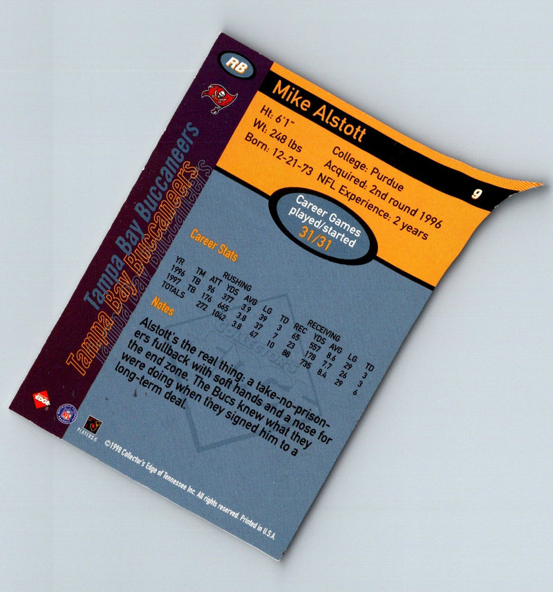 1998 Collector's Edge First Place Mike Alstott