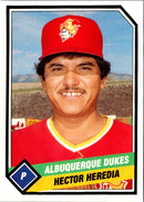 1989 TCMA Albuquerque Dukes Hector Heredia
