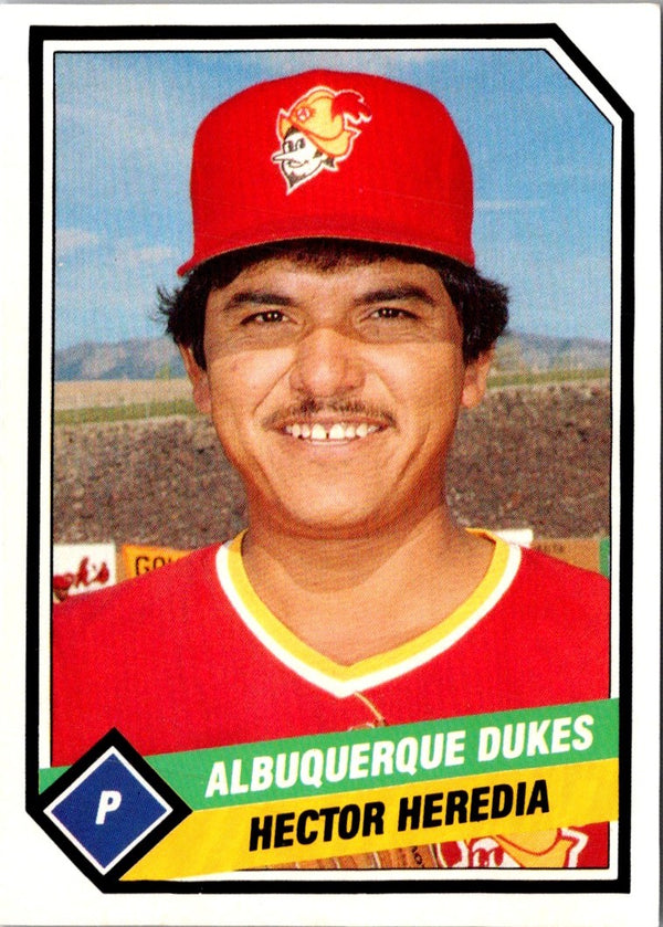 1989 TCMA Albuquerque Dukes Hector Heredia #5
