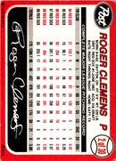 1990 Post Cereal Roger Clemens