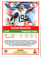2019 Score Tajae Sharpe #78