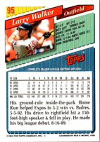 1993 Baseball Card Magazine '68 Topps Replicas Larry Walker #BBC24