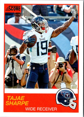 2019 Score Tajae Sharpe #78