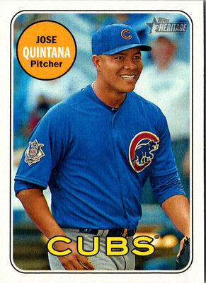 2018 Topps Heritage Jose Quintana #126