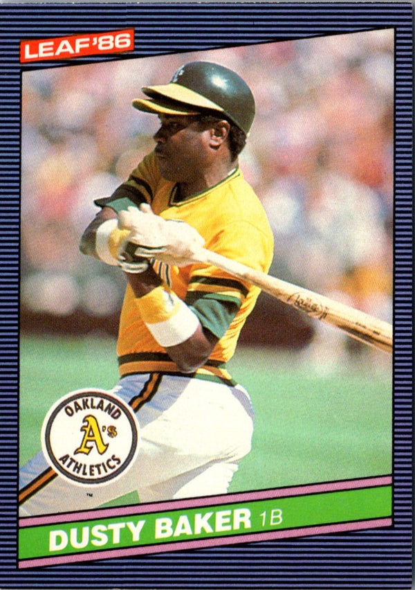 1986 Leaf Dusty Baker #231