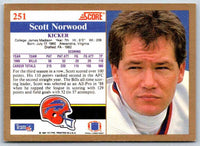 1991 Score Scott Norwood #251