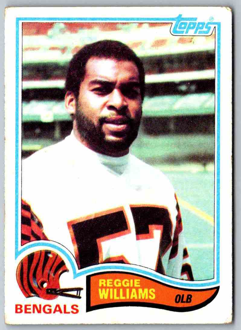 1982 Topps Reggie Williams