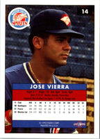 1992 Fleer Excel Jose Vierra #14