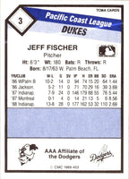 1989 TCMA Albuquerque Dukes Jeff Fischer #3
