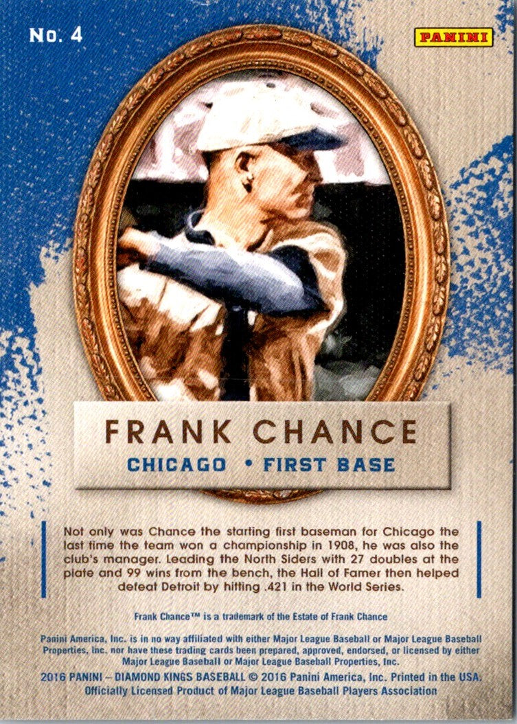 2016 Panini Diamond Kings Frank Chance