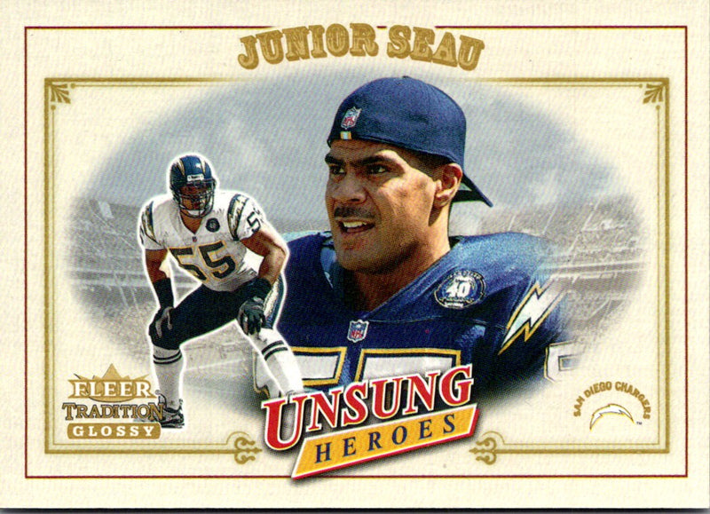 2001 Fleer Tradition Glossy Junior Seau #322