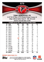 2012 Topps Tony Gonzalez #375