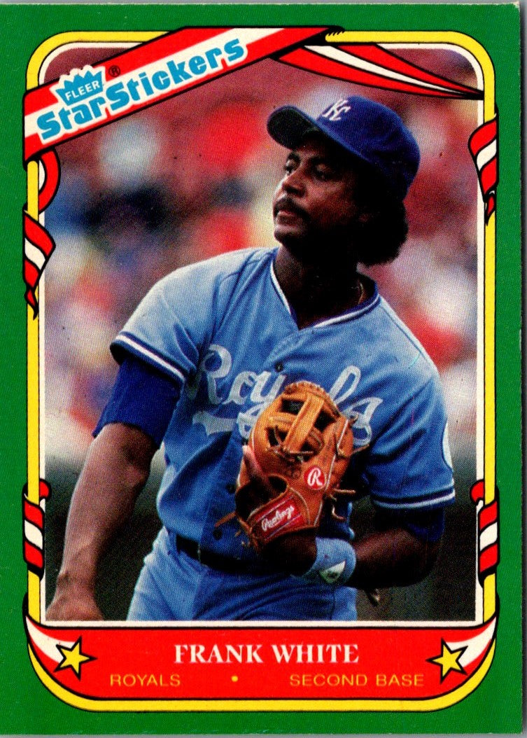 1987 Fleer Star Stickers Frank White