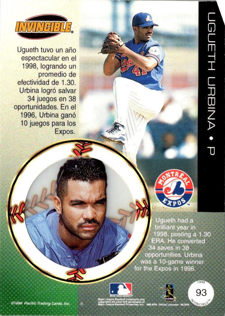 1999 Pacific Invincible Ugueth Urbina