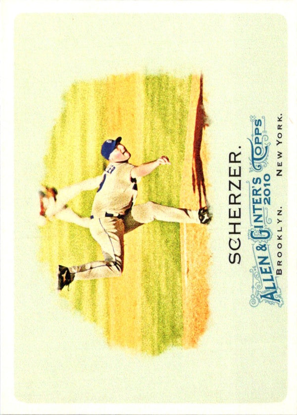 2010 Topps Allen & Ginter Max Scherzer #25
