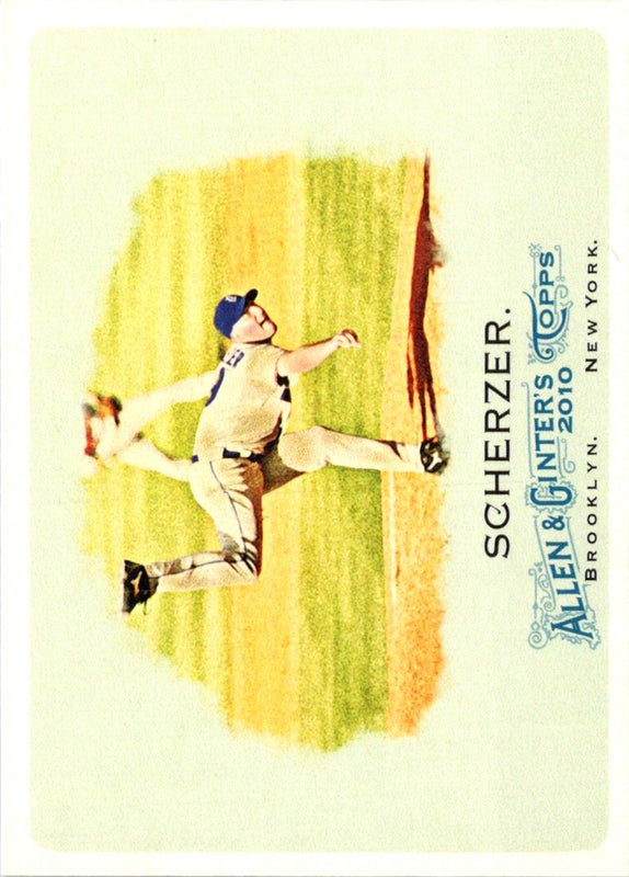 2010 Topps Allen & Ginter Max Scherzer #25
