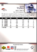 2007 Upper Deck Javon Walker #59