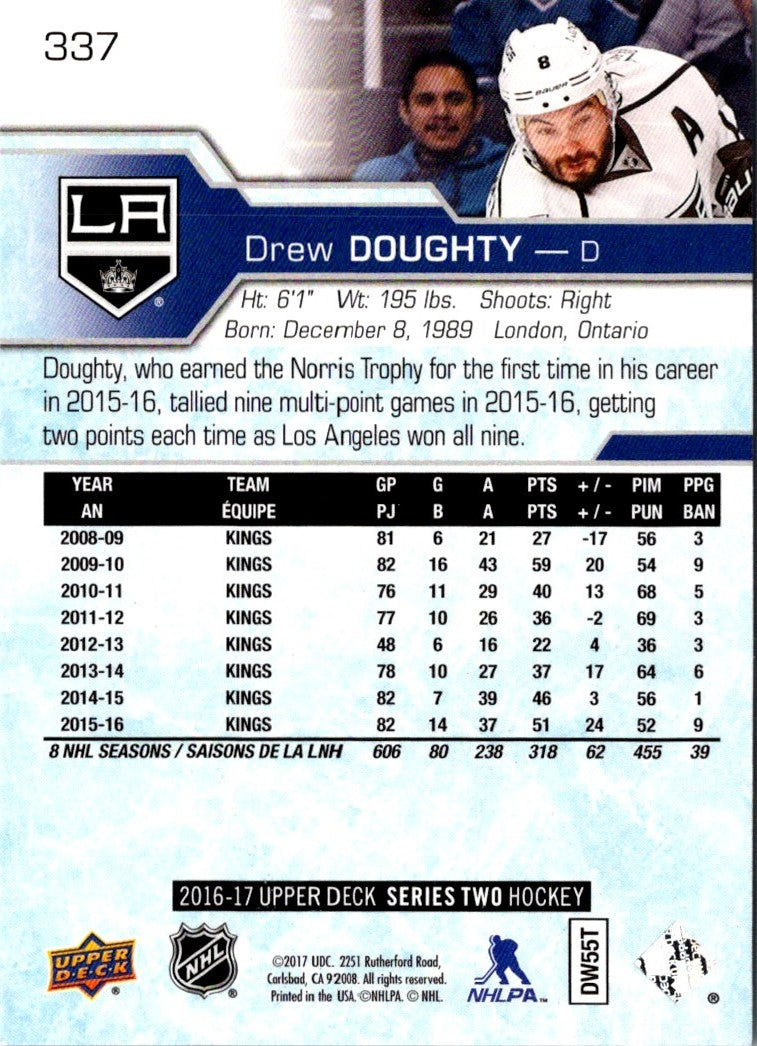 2017 Upper Deck Drew Doughty