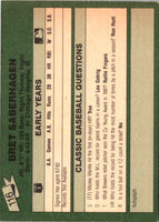 1987 Classic Update Yellow Bret Saberhagen #116