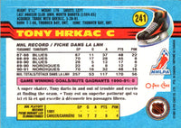 1991 O-Pee-Chee Tony Hrkac #241