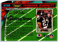 1991 Topps Stadium Club Football Thomas Everett #238