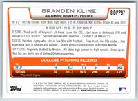 2012 Bowman Branden Kline #BDPP37