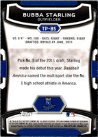 2012 Bowman Draft Picks & Prospects Dual Top 10 Ryan Braun/Bubba Starling #TP-BS
