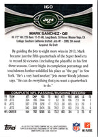 2012 Topps Mark Sanchez #160