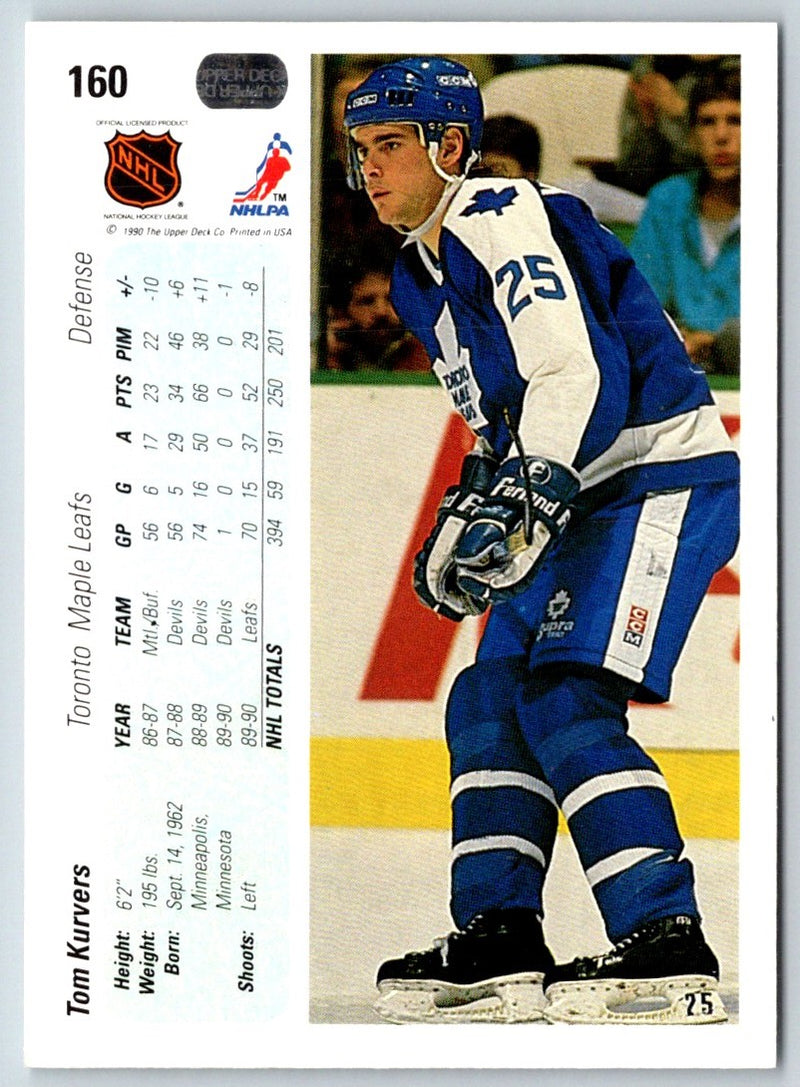 1990 Upper Deck Tom Kurvers