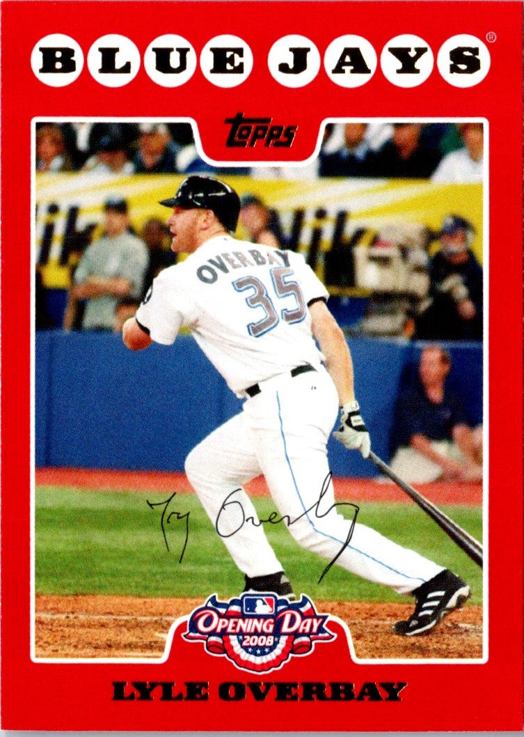 2008 Topps Opening Day Lyle Overbay