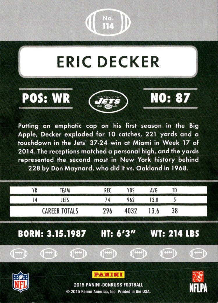 2015 Donruss Eric Decker