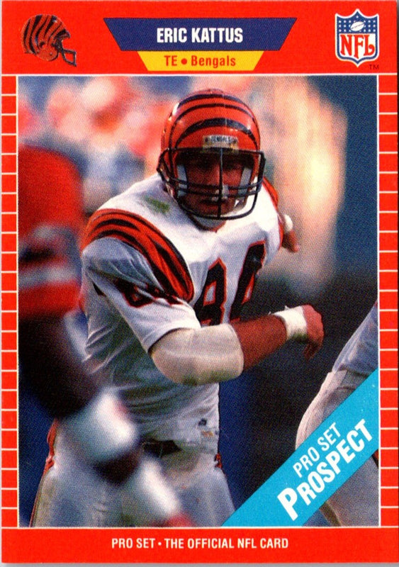 1989 Pro Set Eric Kattus #518 Rookie