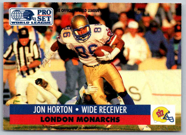 1991 Proset World League Jon Horton #82