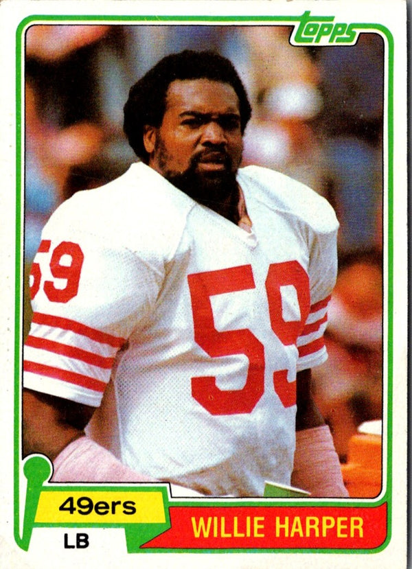 1981 Topps Willie Harper #109 Rookie EX