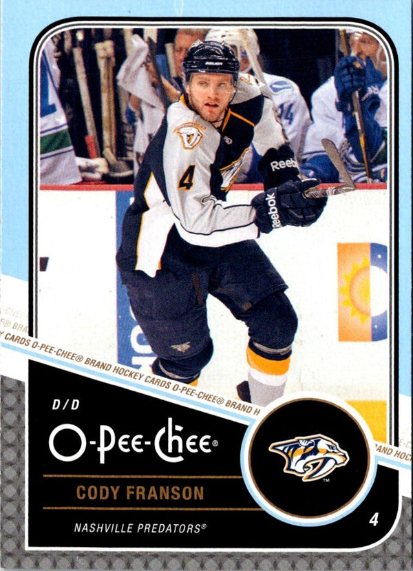 2011 O-Pee-Chee Cody Franson #148