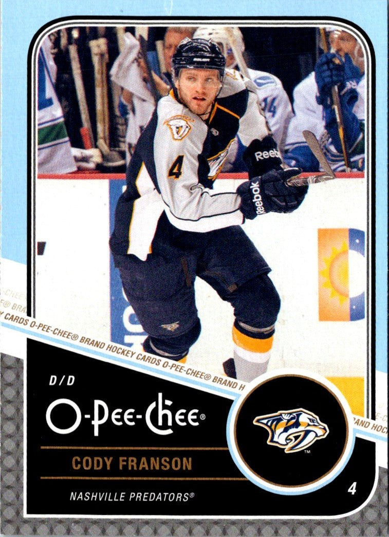 2011 O-Pee-Chee Cody Franson