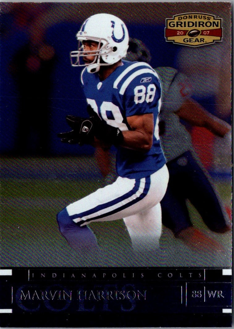 2007 Donruss Gridiron Gear Marvin Harrison